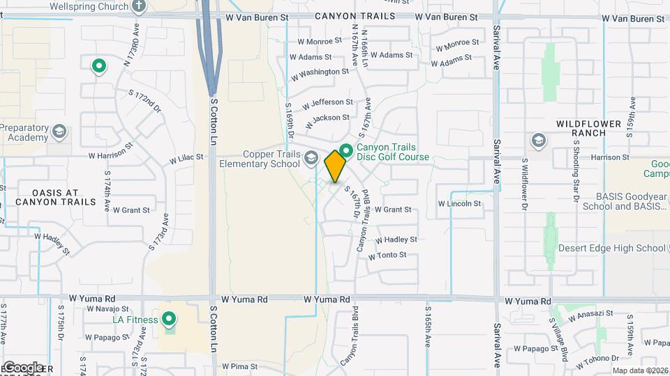582 S 167th Ln Map and Location Details