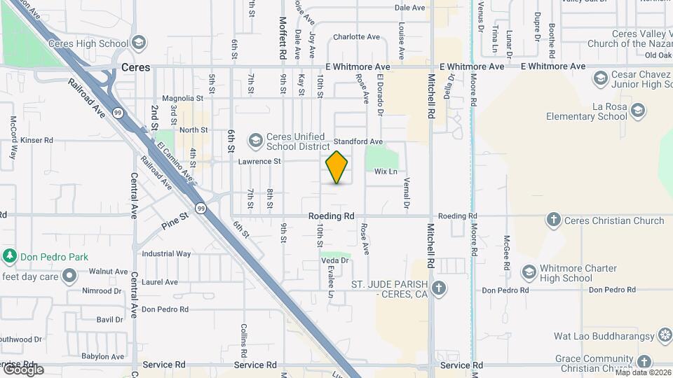 2714 Pyramid Ave Map and Location Details