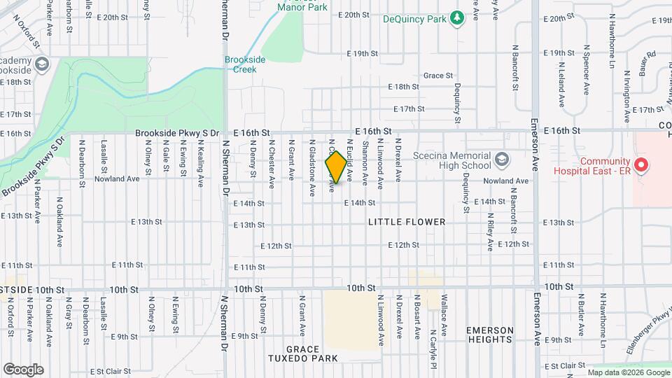 1421 N Colorado Ave Map and Location Details