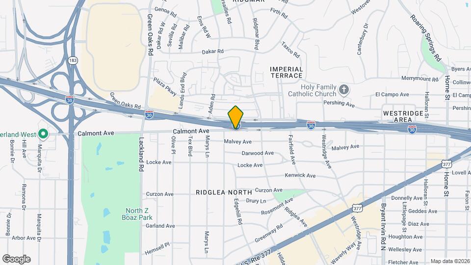 6441 Calmont Ave Map and Location Details