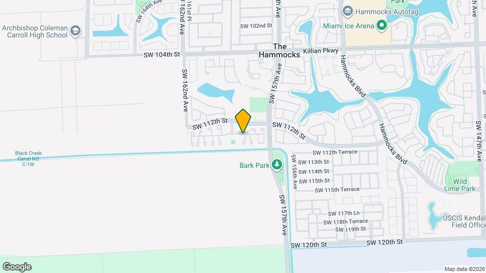 15856 SW 112th Terrace Map and Location Details