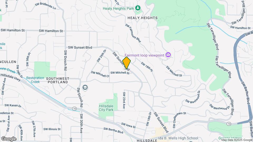 2225 SW Idaho St Map and Location Details