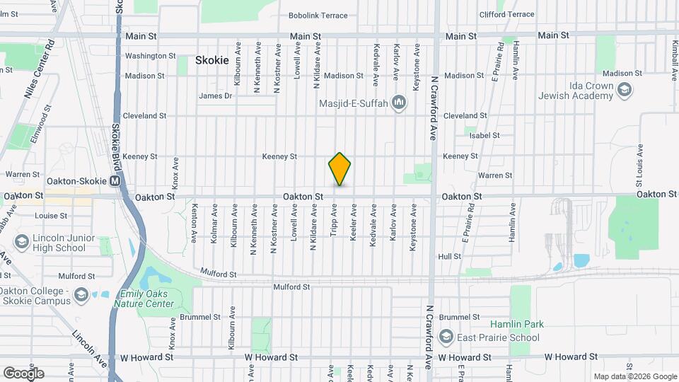 4220 Oakton St Map and Location Details