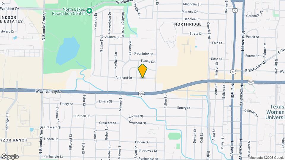 1301 Amherst Dr Map and Location Details