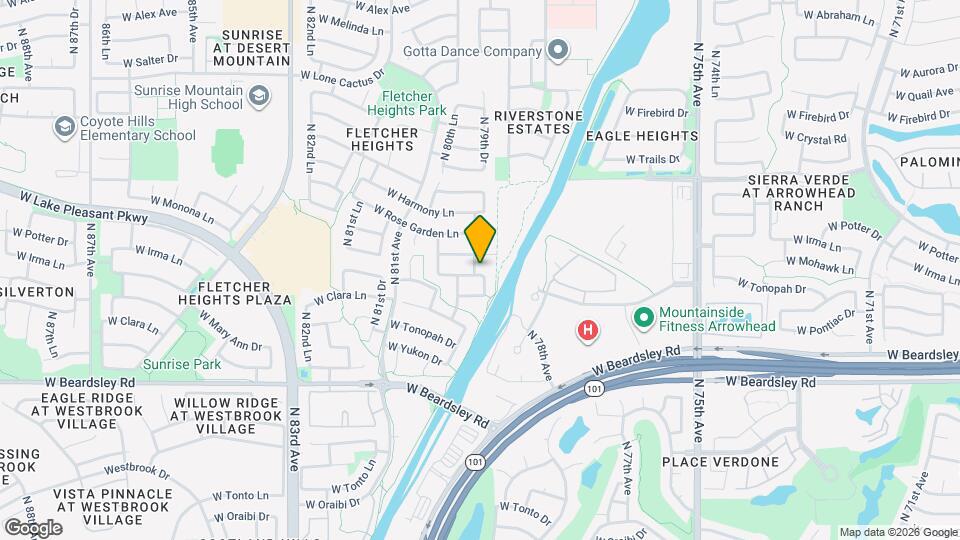 20953 N 79th Dr Map and Location Details