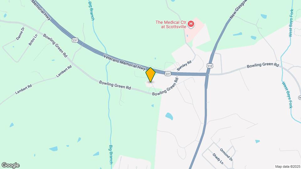 1750 Bowling Green Rd Map and Location Details