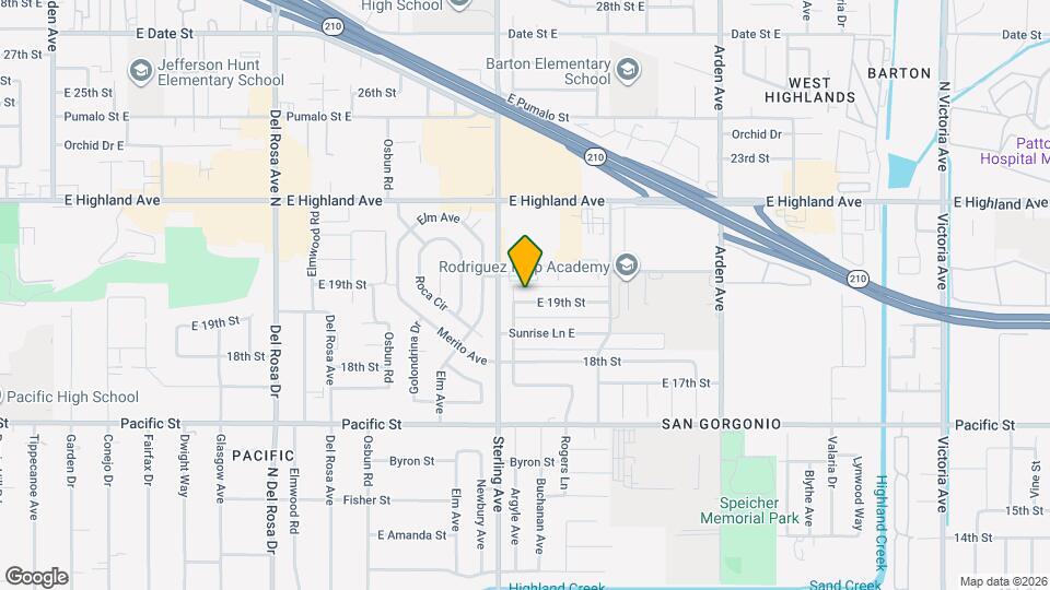 2042 E 19th St Mapa y Detalles de la Ubicación