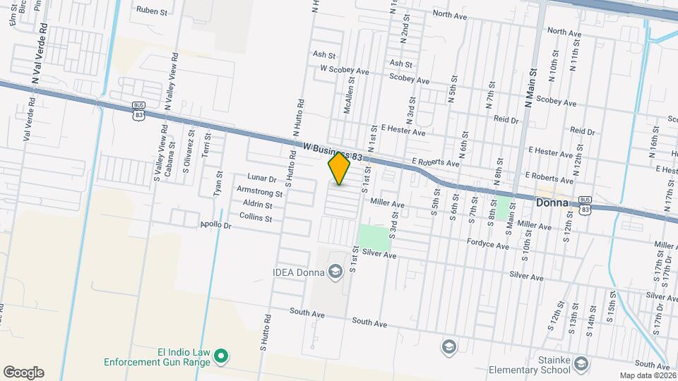 109 W Business Hwy 83 Mapa y Detalles de la Ubicación