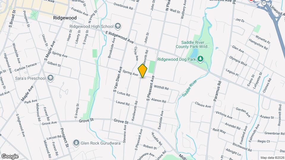 211 Kenilworth Rd Map and Location Details