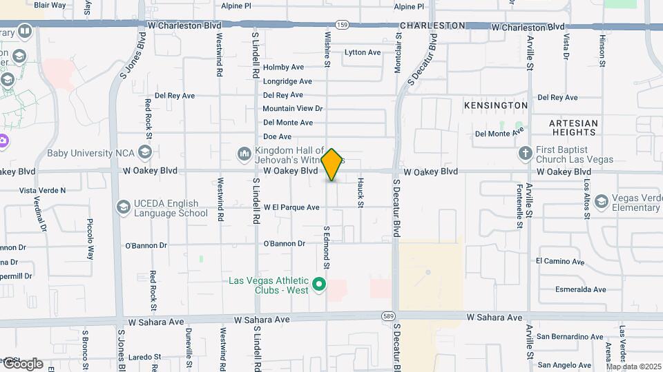 1800 S Edmond St-Unit -1 Map and Location Details