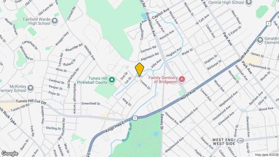 252 Villa Ave, Unit 3rd Floor Map and Location Details