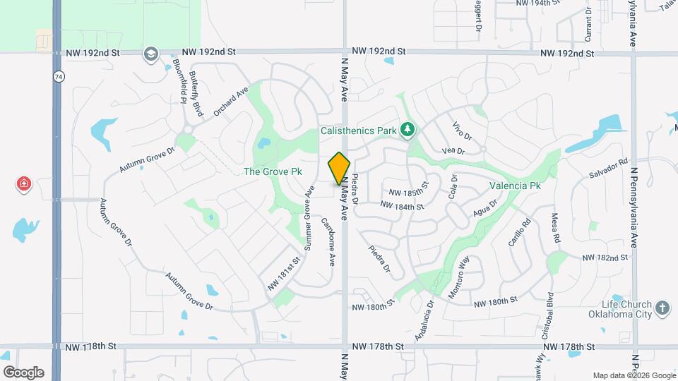 18508 Maidstone Ln Mapa y Detalles de la Ubicación