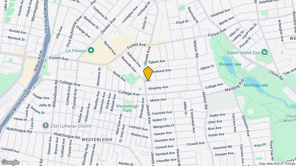 575 Jewett Ave Mapa y Detalles de la Ubicación