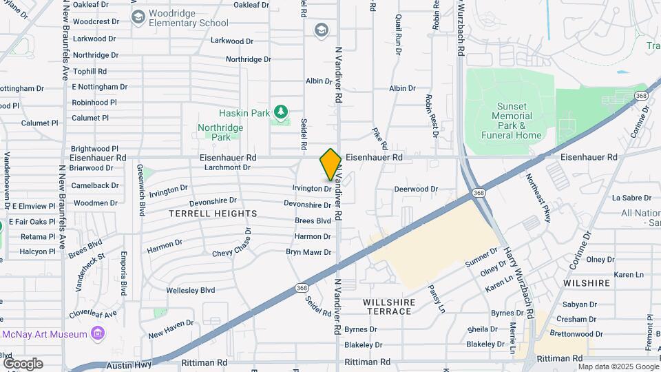 443 Irvington Dr Map and Location Details