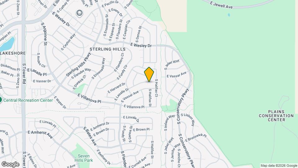 19984 E Lasalle Dr Mapa y Detalles de la Ubicación