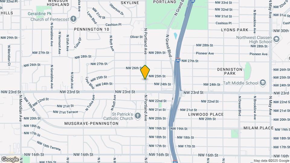 3701 NW 24th St Map and Location Details