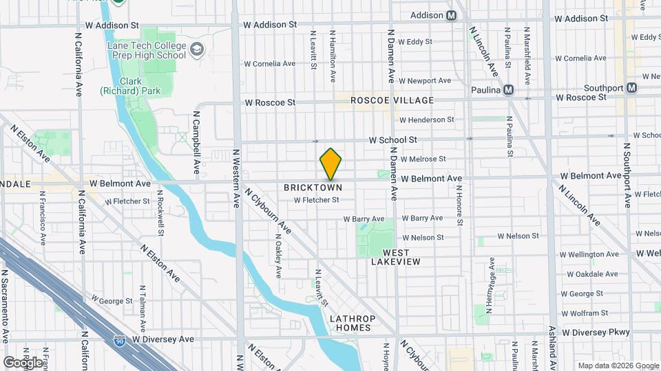 2139 W Belmont Ave Map and Location Details