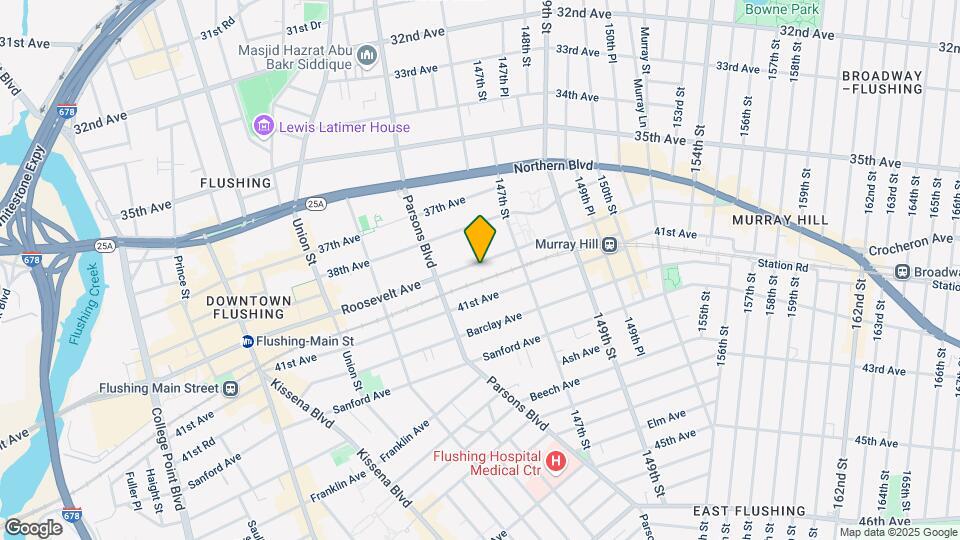 144-48 Roosevelt Ave Mapa y Detalles de la Ubicación