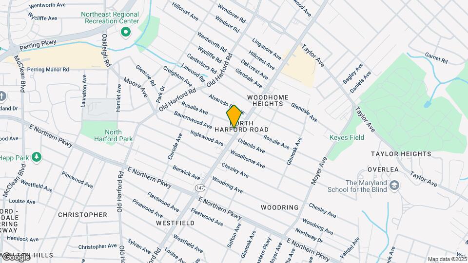 7104 Harford Rd, Unit 2 Map and Location Details