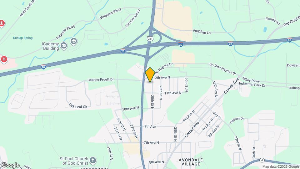 1115 25th St N Map and Location Details