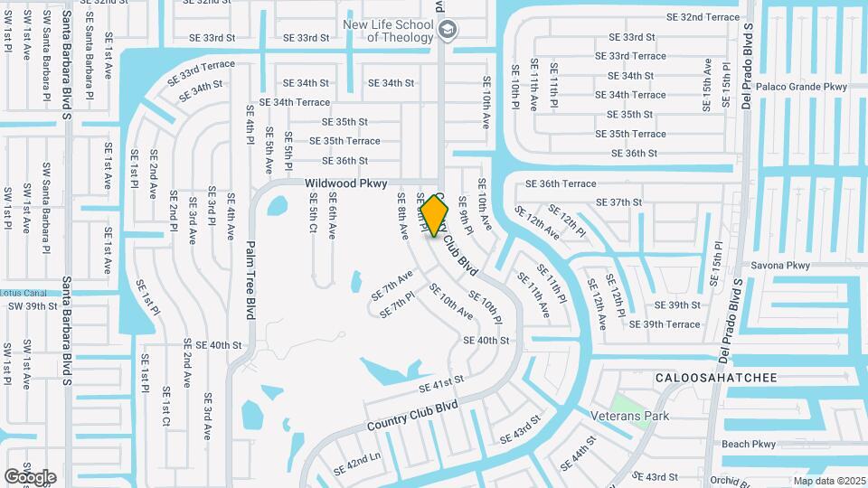 3707 SE 8th Pl Map and Location Details