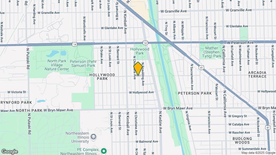 3315 W Ardmore Ave Map and Location Details