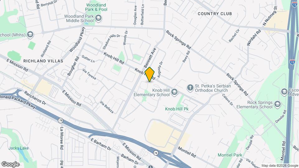 470 Via Arboles Map and Location Details