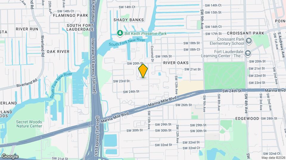1548 SW 23rd St Map and Location Details