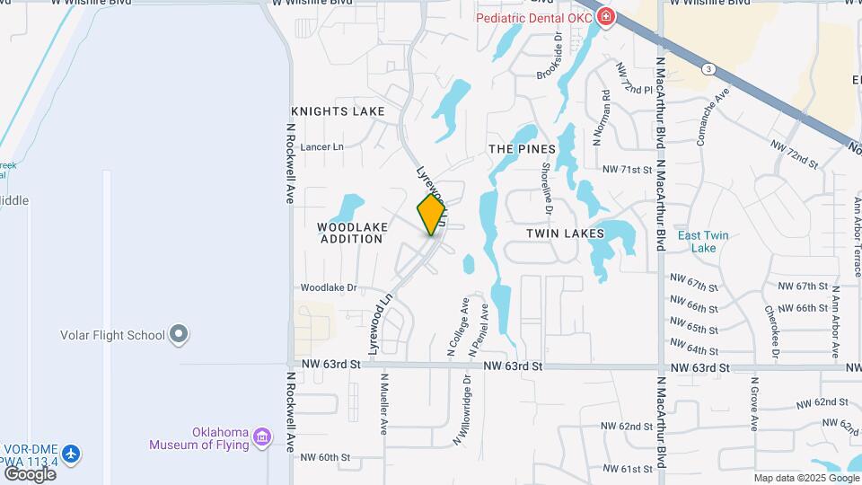 6811 Lyrewood Ln Map and Location Details