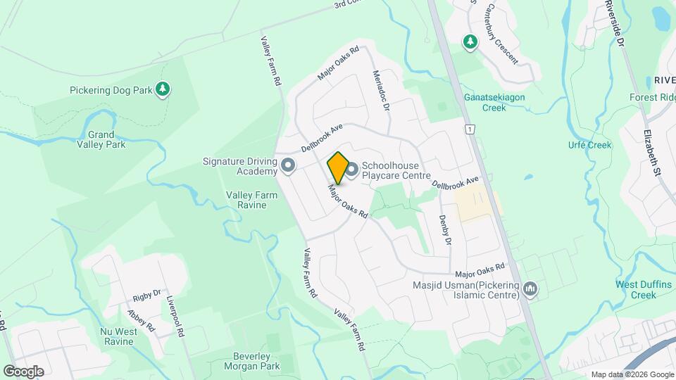 1576 Major Oaks Rd Map and Location Details