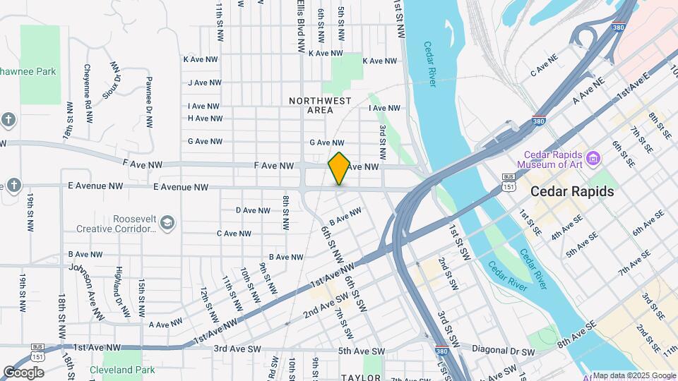423 5th St NW Map and Location Details