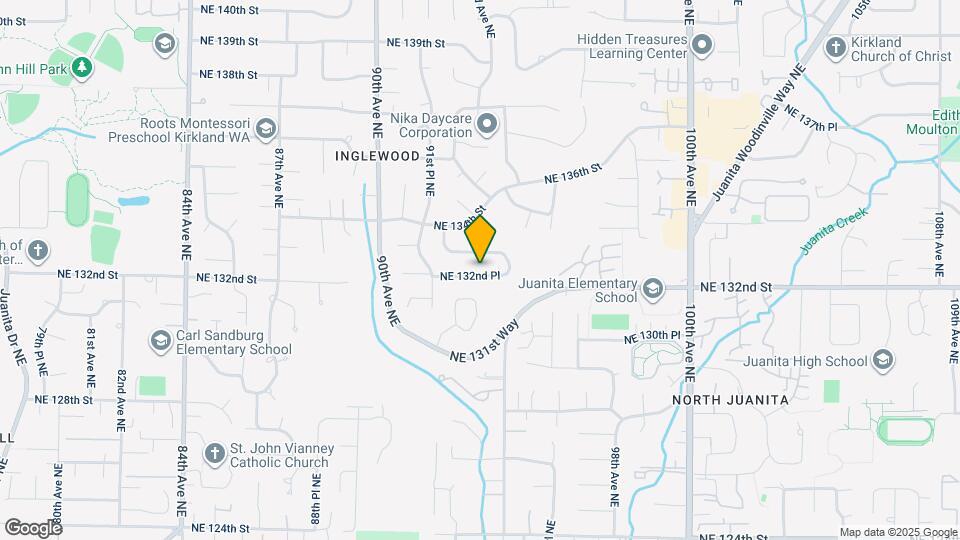 9300 NE 132nd Pl Map and Location Details