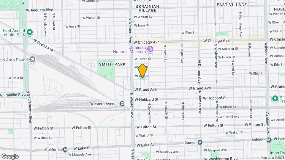 533 N Claremont Ave, Unit G03C Map and Location Details