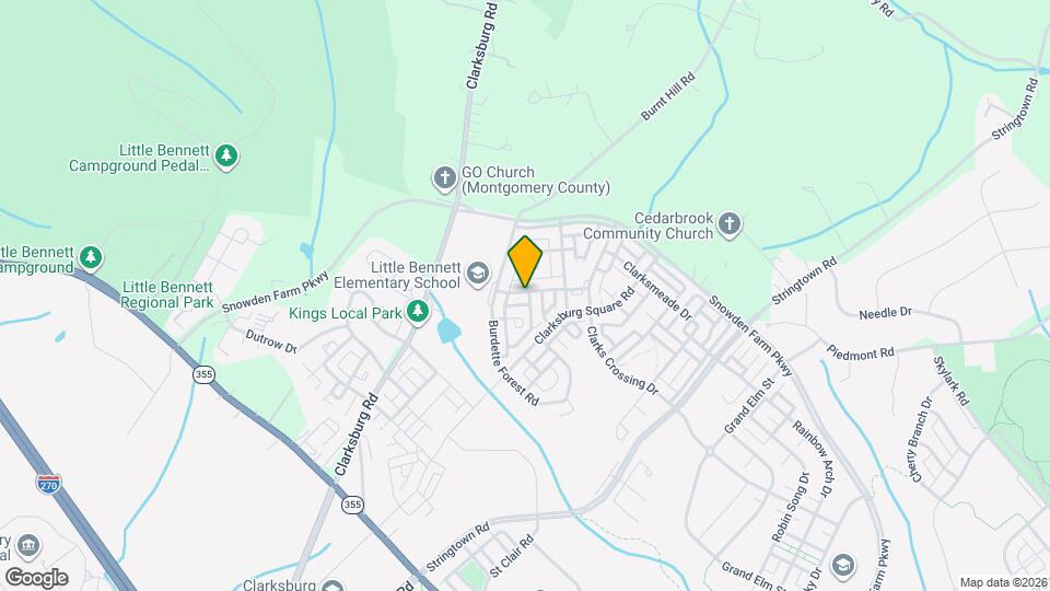 12932 Sugarloaf Chapel Dr Map and Location Details