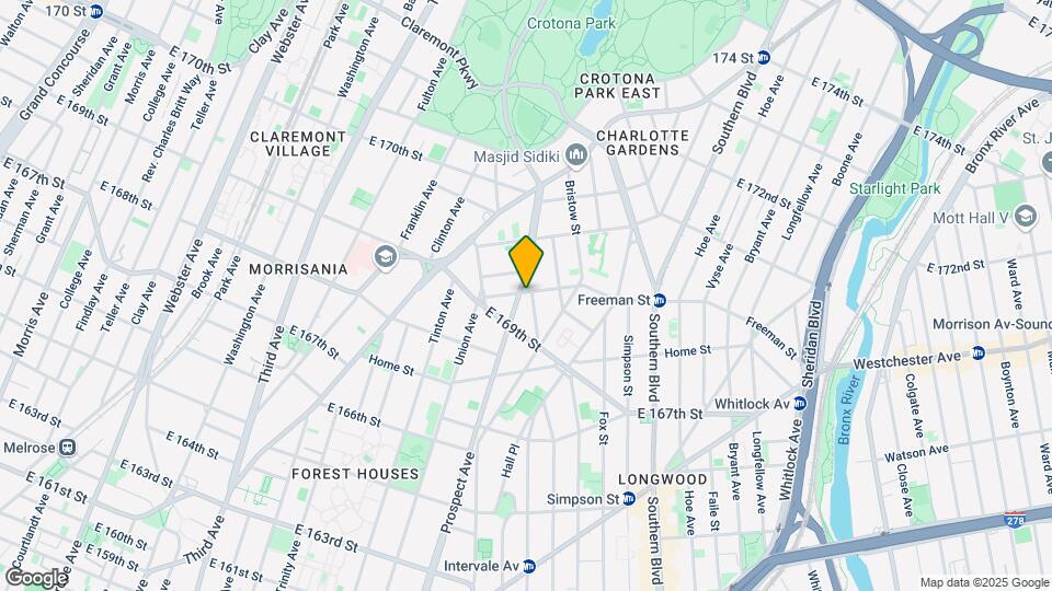 820 Freeman St Mapa y Detalles de la Ubicación