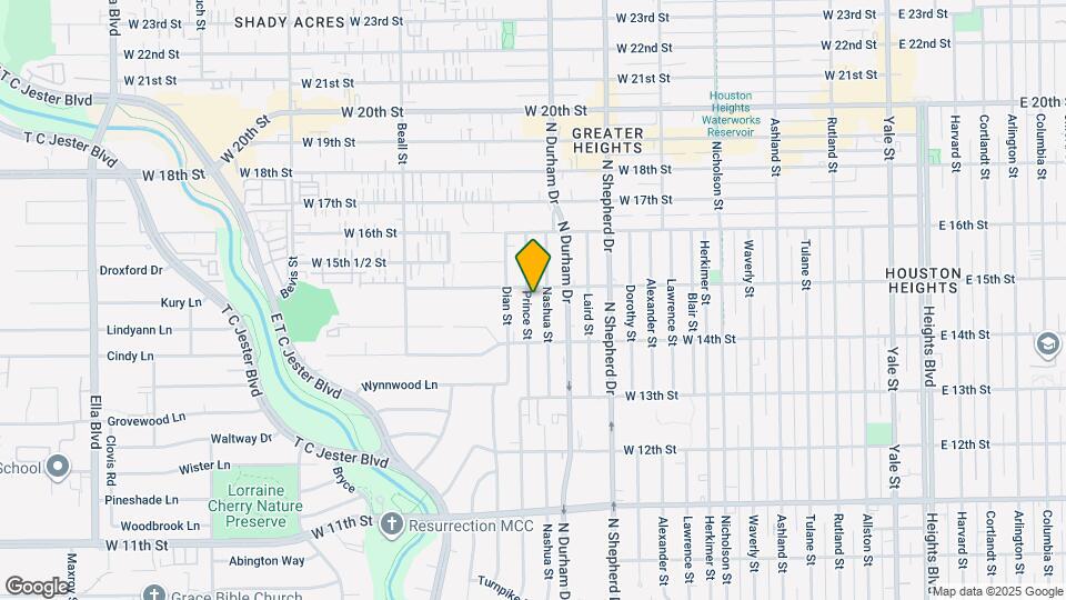 1436 Prince St Mapa y Detalles de la Ubicación