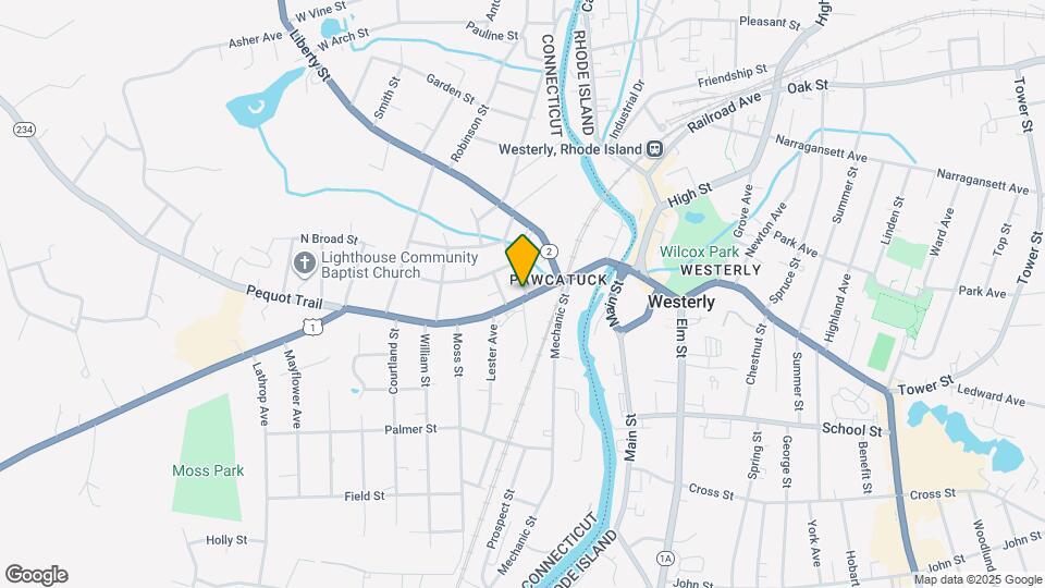 103 W Broad St Map and Location Details