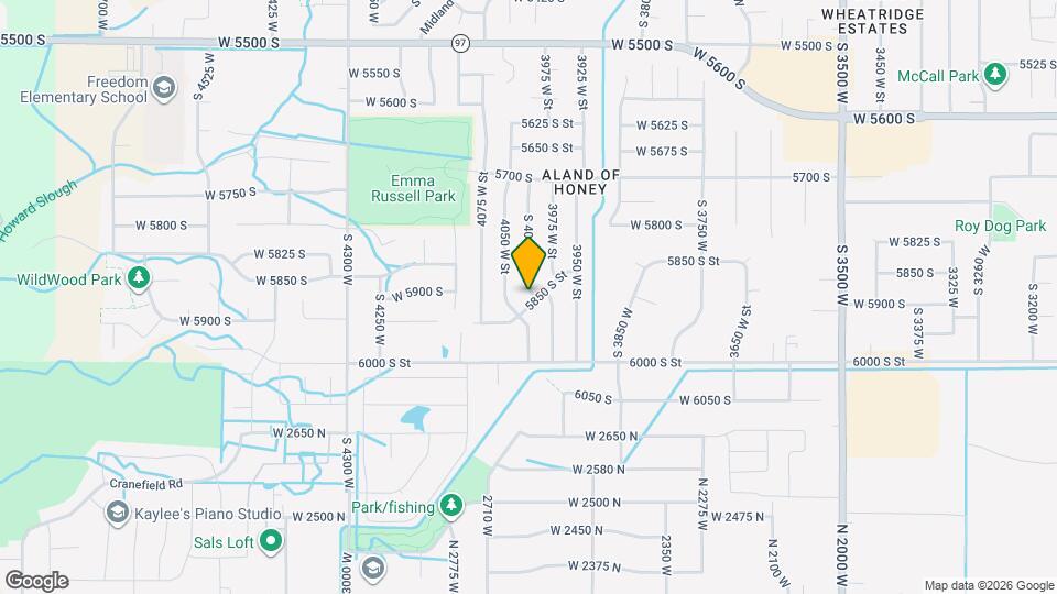 5845 S 4025 W Map and Location Details