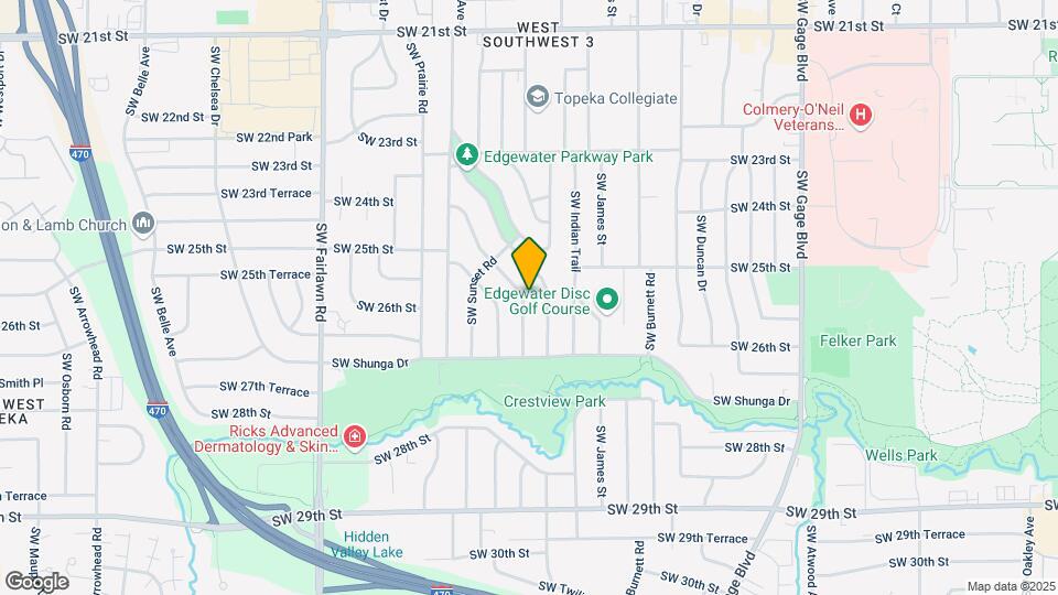 2524 SW Valley Brook Ln Map and Location Details