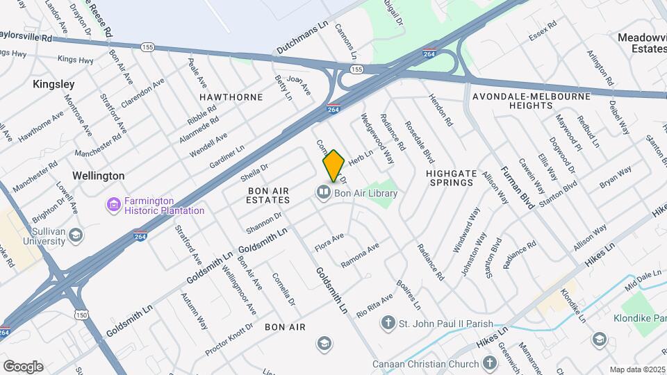 2825 Shannon Dr Map and Location Details