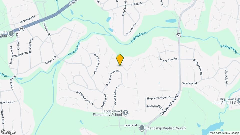 4312 Boones Bluff Way Map and Location Details