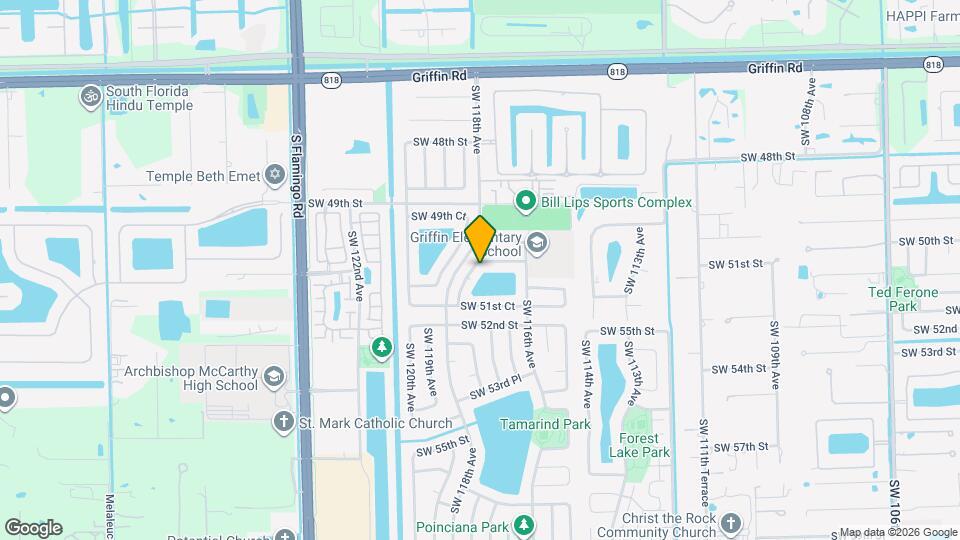 5040 SW 117th Way Map and Location Details