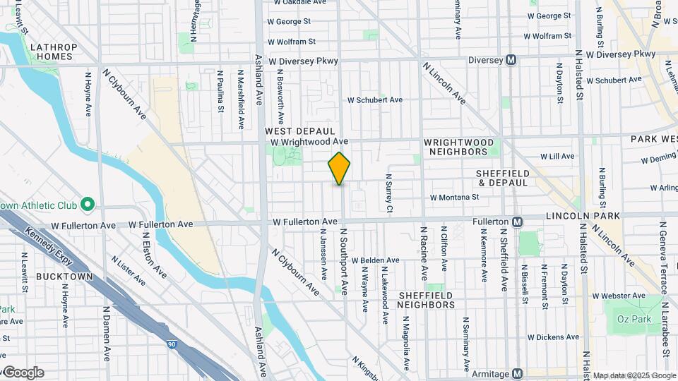 2442 N Southport Ave Map and Location Details