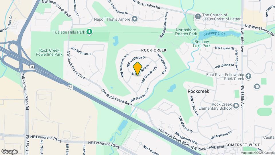 20130 NW Paulina Dr Map and Location Details