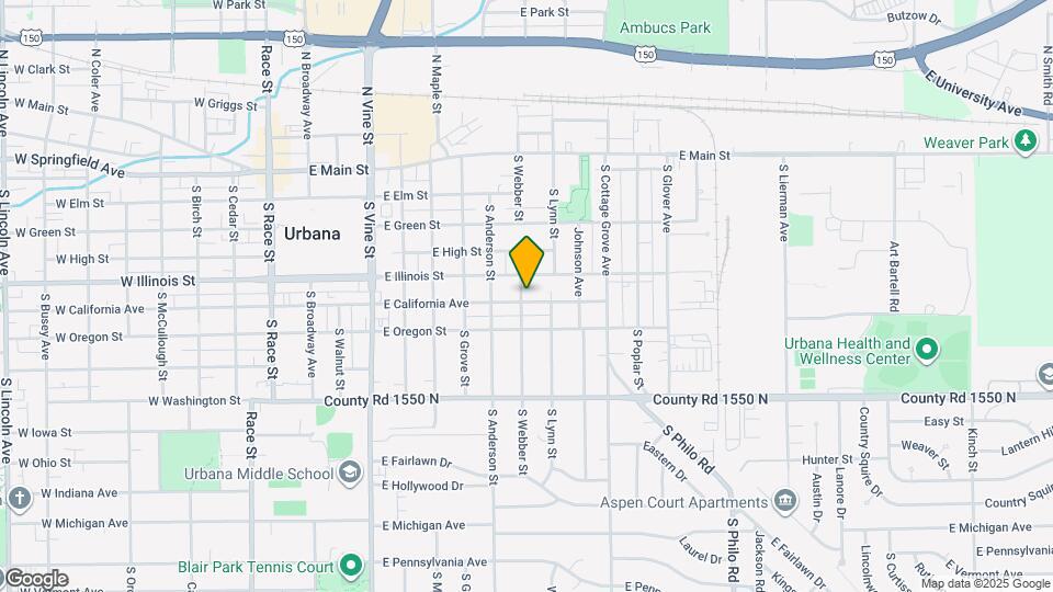 802 E California Ave Map and Location Details