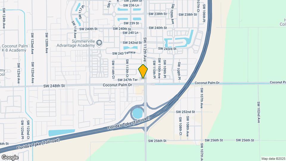 24721 SW 112th Ct Map and Location Details
