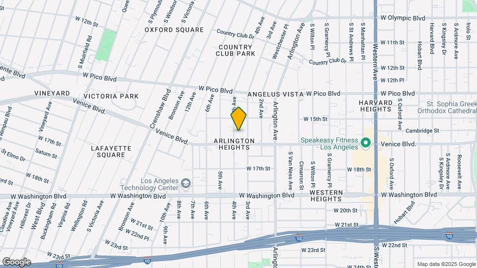 1536 4th Ave Map and Location Details