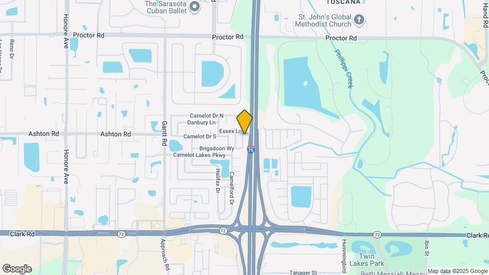 5307 Camelot Dr E Map and Location Details