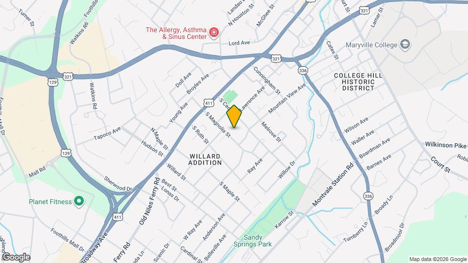 238 S Magnolia St, Unit 238 Map and Location Details