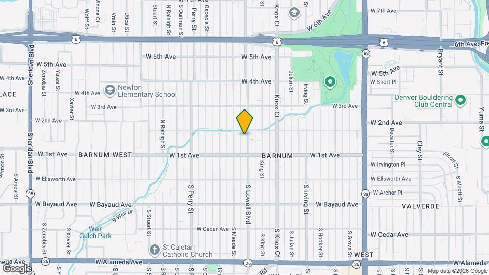 155 Lowell Blvd Map and Location Details